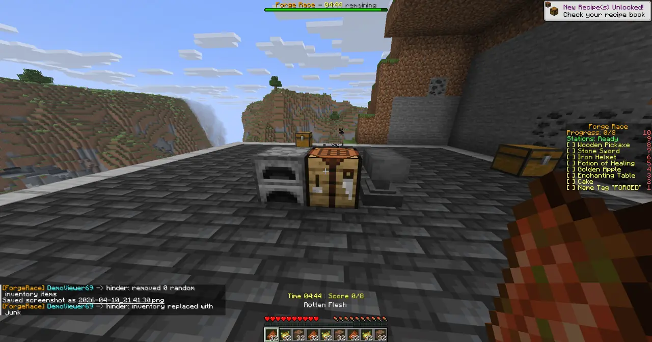 Forge Race gameplay screenshot showing 5+ coins