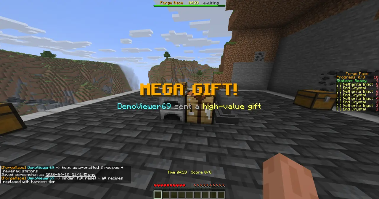 Forge Race gameplay screenshot showing 999+ coins