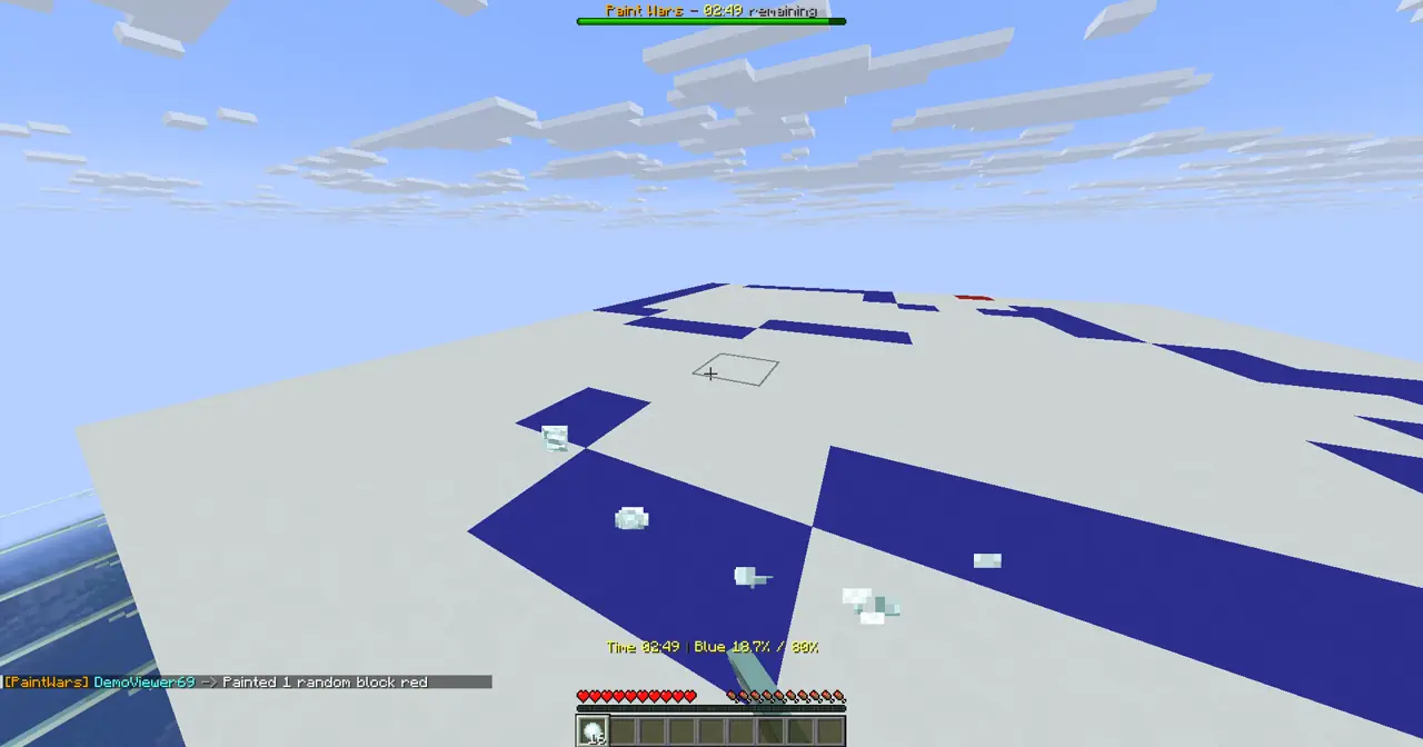 Paint Wars gameplay screenshot showing 1+ coins
