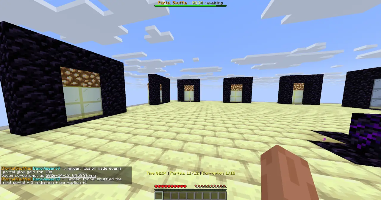 Portal Shuffle gameplay screenshot showing 499+ coins