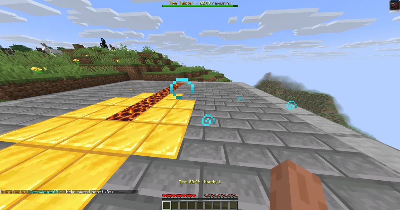 Time Twister gameplay screenshot showing 1+ coins