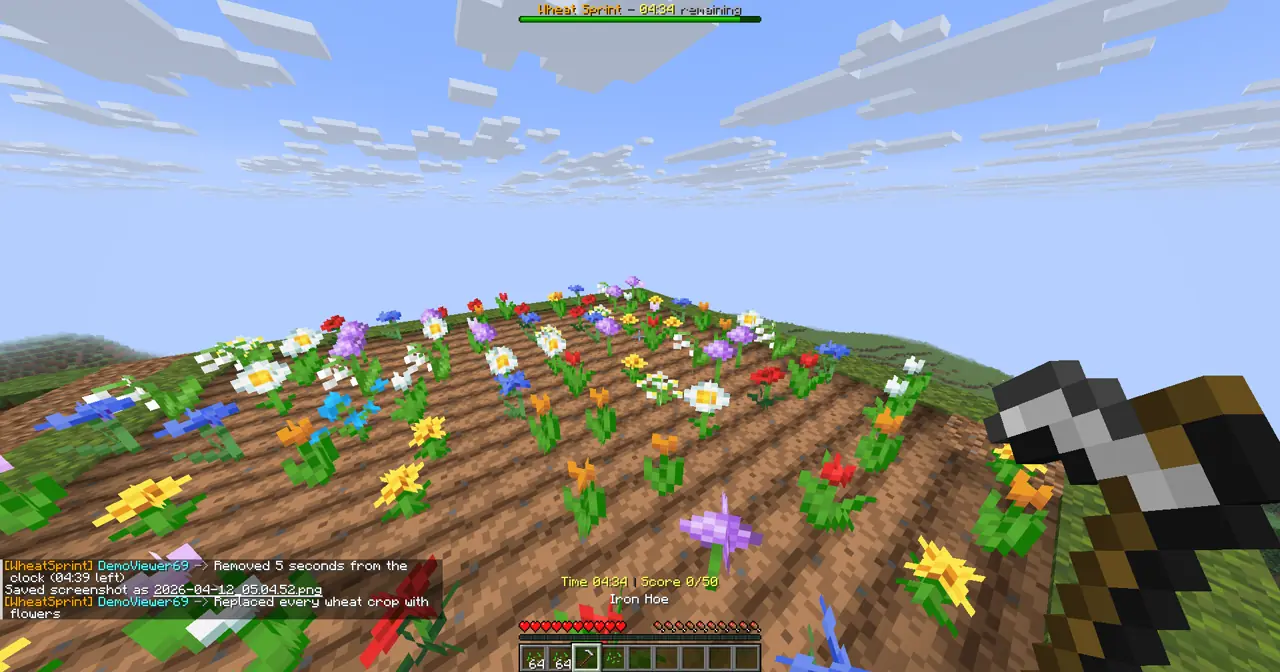 Wheat Sprint gameplay screenshot showing 99+ coins