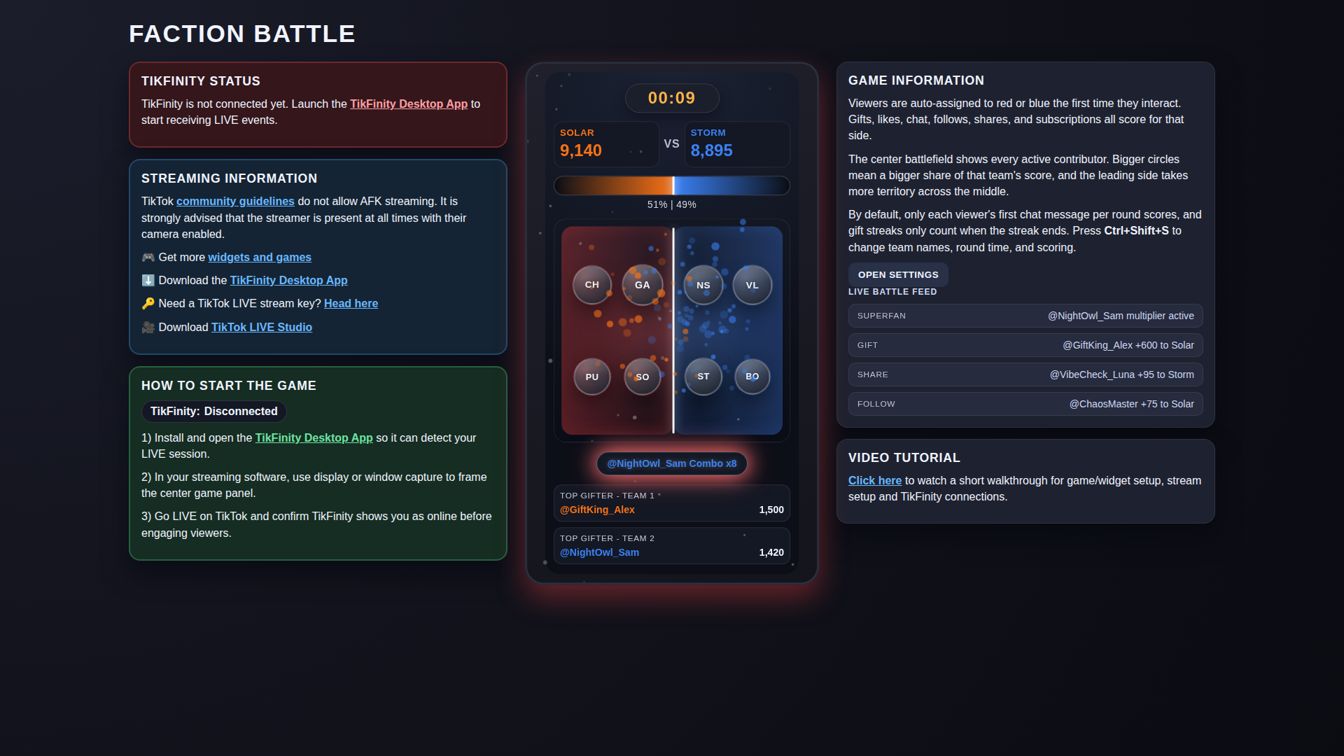 Faction Battle hero screenshot showing final push