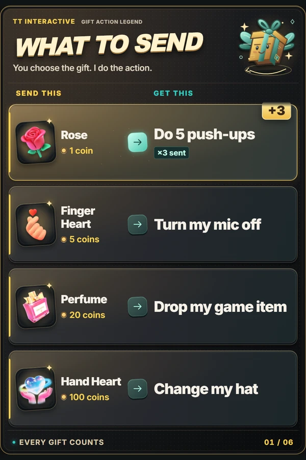 Gift Action Legend game preview