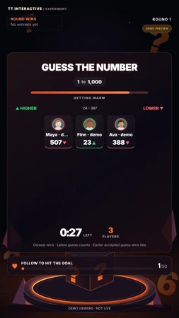 Guess the Number game preview