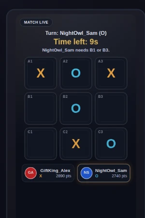 Noughts and Crosses game preview