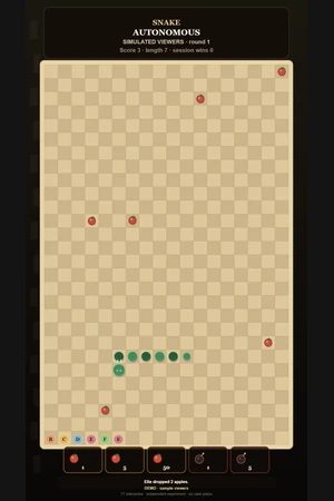 Snake game preview