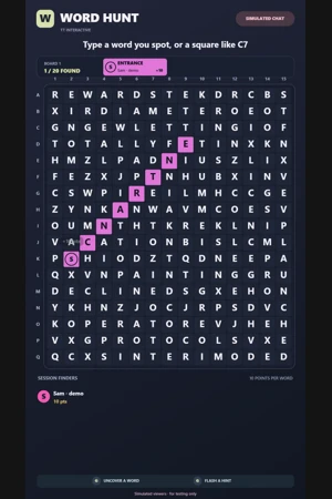 Word Hunt game preview