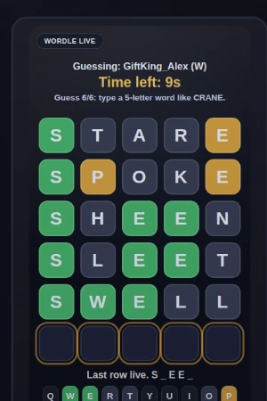 Wordle game preview
